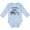 AE-Light Blue, variant on Inktastic So I'm Little, but I'm Gonna to Be a Big Brother Boys Long Sleeve Baby Bodysuit