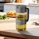 thumbnail image 1 of Utensilios de cocina, accesorios de cocina, aceitera de vidrio de gran capacidad, a prueba de fugas, para vinagre de soja, condimentos, prensa de borosilicato de alta calidad, apertura y cierre automá, 1 of 6