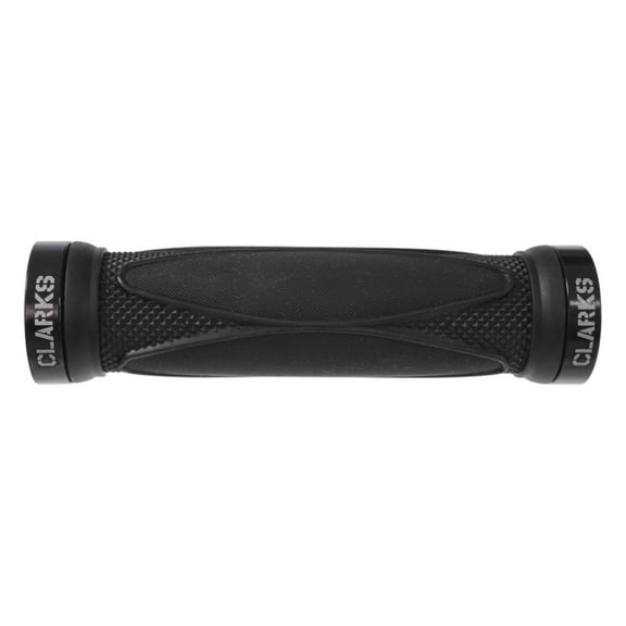 Clarks 202 Lock-On Grips Dual Lock On Black/Black 130mm