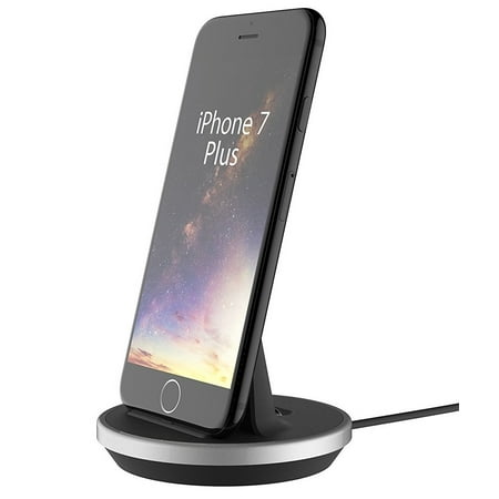 iPhone 7 Plus Desktop Charging Dock - Case Compatible Design (Lightning Charger) Encased (For Apple iPhone 7 (Best Iphone 8 Charging Dock)