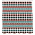 thumbnail image 3 of Afghan Shower Curtain, Classical Tribal Eye Dazzler Pattern Colorful Ethnic Illustration Timeless Motifs, Fabric Bathroom Set with Hooks, 69W X 84L Inches Extra Long, Multicolor, by Ambesonne, 3 of 3