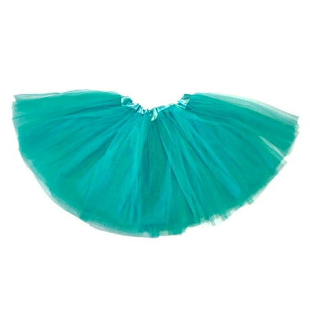 Little Girls Tutu 3-Layer Ballerina Teal