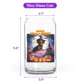 thumbnail image 5 of Happy Halloween Dachshund Witch Pumpkins Bats 16oz Glass Cup Mug Wiener Dog Lover Gifts Idea Glass Can - 13012, 5 of 5