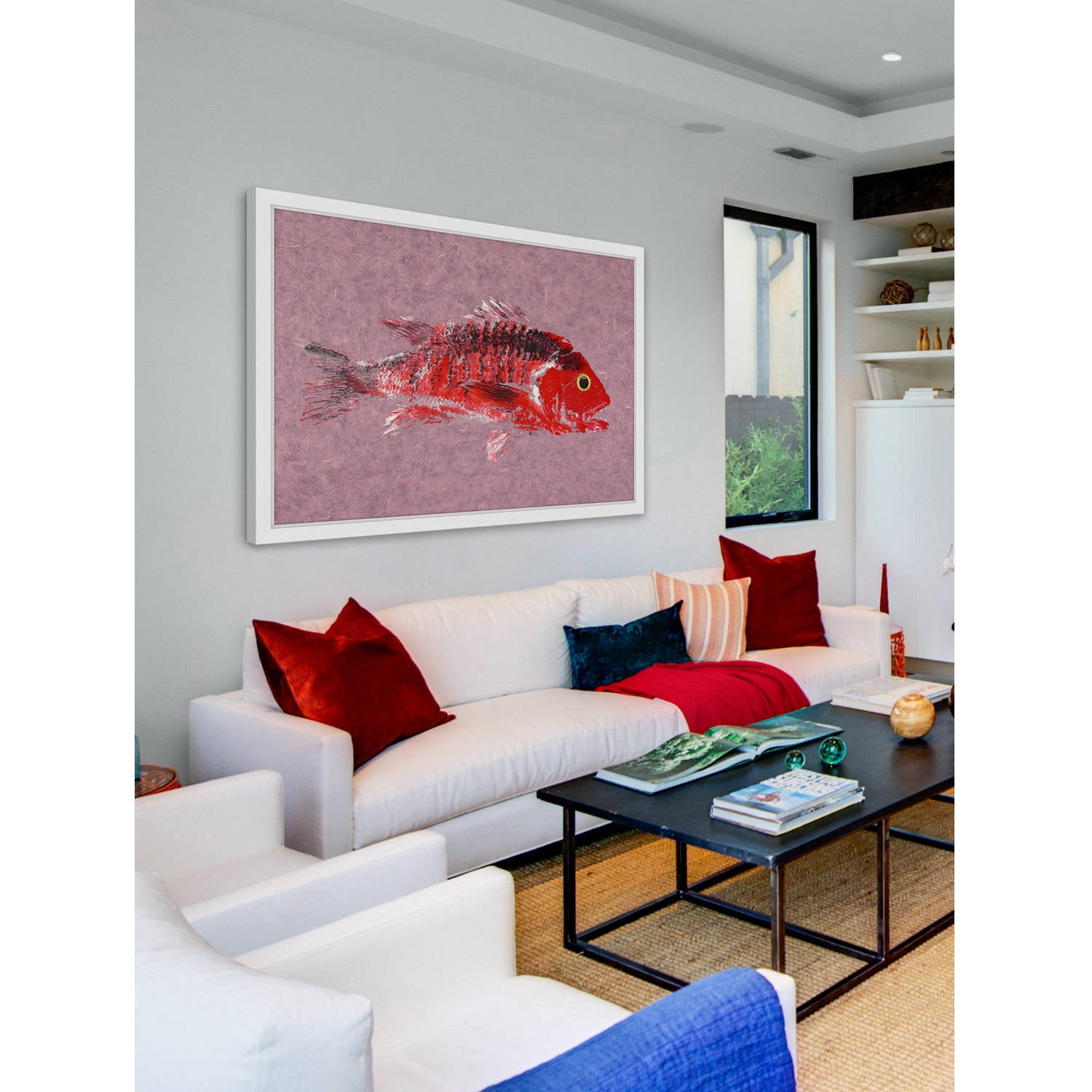 Marmont Hill "Snapper" by Warren Sellers Framed Painting Print