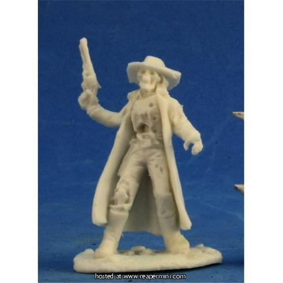 25mm Scale Undead Outlaw, Bob Ridolfl - Savage Worlds & Bones