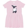 thumbnail image 3 of Inktastic Cute Little Lamb Girls Toddler Dress, 3 of 5