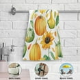 thumbnail image 5 of Pumpkin Sunflower Fall 2 PCS Hand Towels for Bathroom, Autumn Melon Harvest Kitchen Towel Ultra Soft and Absorbent Decorative Fingertip Face Bath Towels for Spa & Hotel, 28.3"x 14.4", 5 of 5