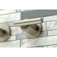 thumbnail image 3 of Kingston Brass KS8058CML Manhattan Two-Handle Wall Mount Roman Tub Faucet, Brushed Nickel, 3 of 7