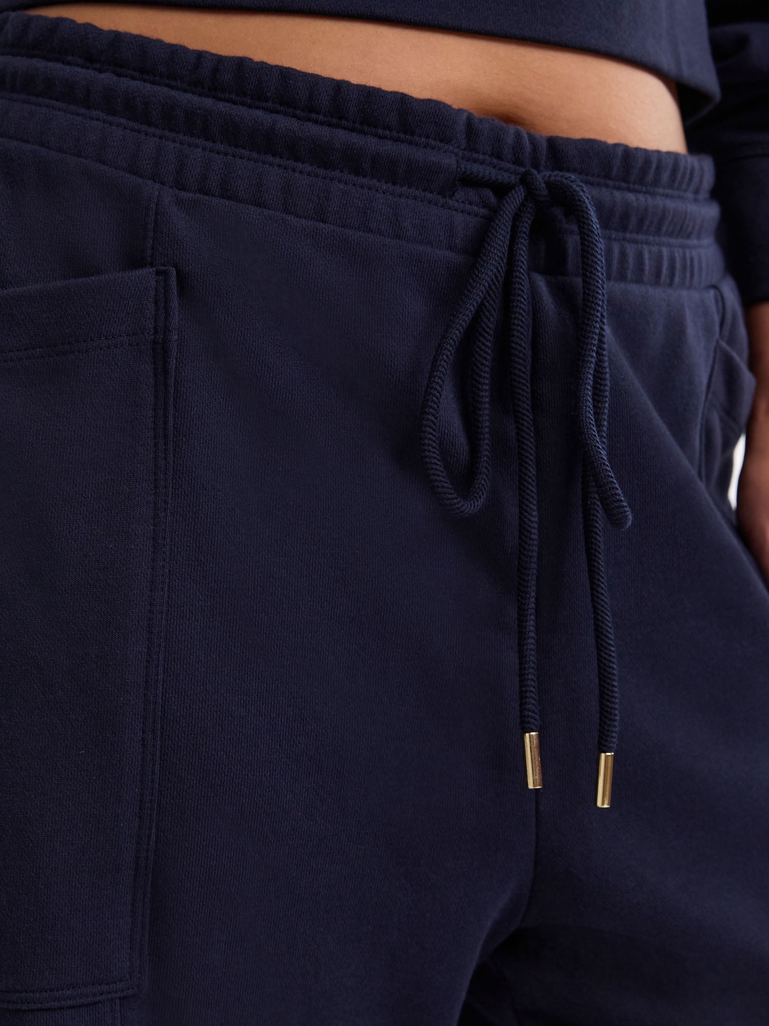Free Assembly Women's and Women's Plus French Terry Cloth Sweatpants with Patch Pockets, 24.5" Inseam, Sizes XS-4X