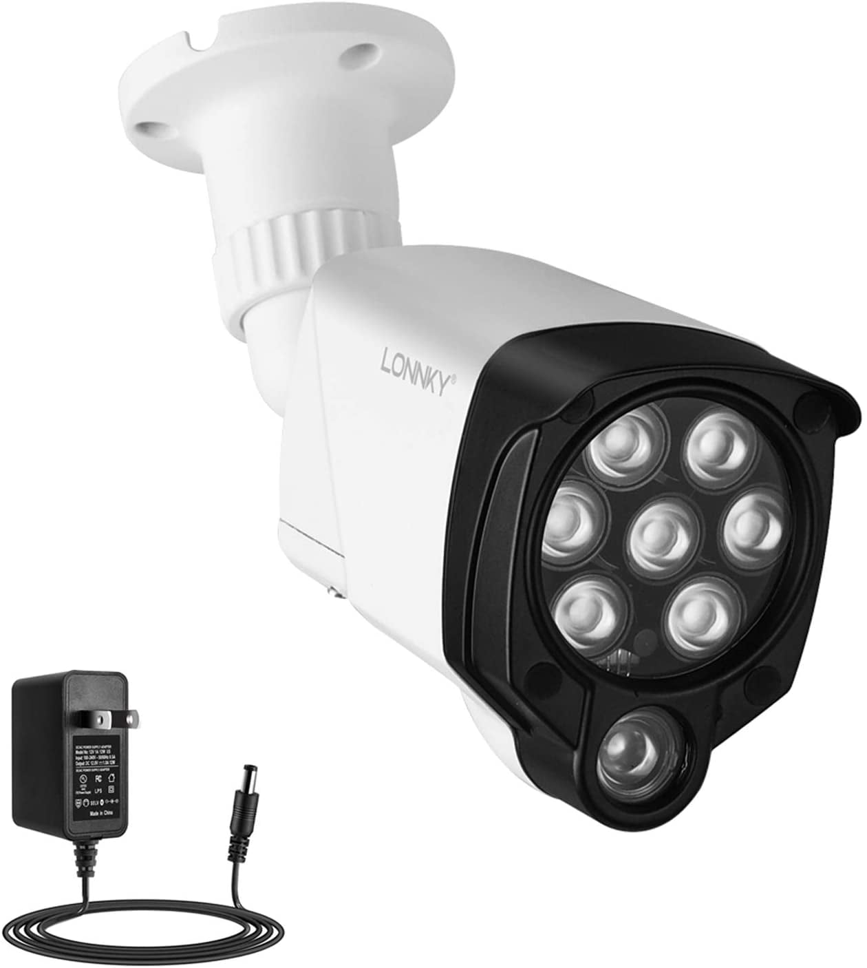 LONNKY LED IR Illuminator Wide Angle 8LEDs 90 Degree 100Ft IR Infrared