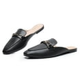 thumbnail image 6 of Apakowa Mules for Women Flats Comfortable Slip on Women Mules Pointed Toe Backless Loafers Shoes, 6 of 7