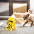 thumbnail image 3 of Vekome Cat Vomit Sign, Dog Vomit Sign, Cat Vomit Caution Sign, 4 Inch Funny Cat Sign Decor, Cats Live Here Novelty Desk Sign, Yard Warning Sign, 3 of 7