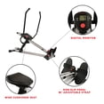 thumbnail image 4 of Sunny Health & Fitness Incline Full Motion Rowing Machine Rower with 350 lb Weight Capacity and LCD Monitor, 4 of 9
