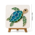 thumbnail image 3 of Sea Glass Art Kits for Adults,Sand Painting Peel Kit for Adults,Sea Glass Art DIY Kit for Adults, 8 Beach Themed Designs, Beginner Friendly Handmade Craft Set with Easel for Home Wall Decor Gift(A), 3 of 6