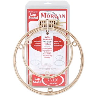 Morgan Telaio Circolare In Plastica Antiscivolo 17,8 Cm (7 Pollici) – Per Ricamo E Patchwork, Multicolore