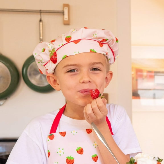 A Leading Role x Strawberry Shortcake Child Chef Cap Dress Up
