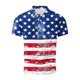 thumbnail image 5 of Blusa y camisa de manga corta con cuello vuelto para hombre, estilo casual, de moda, de manga corta, con botones estampados y cuello vuelto, blusa de poliéster para hombre., 5 of 5