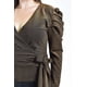 thumbnail image 4 of Blusa glitter manga farol Roman Fashion 1764 Cobre cafe 40 Tallas Extras, 4 of 7