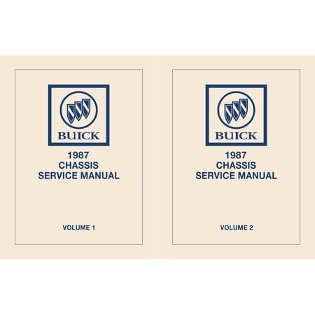 Detroit Iron OEM 1987 Buick and Grand National Service Manual Set - All Models
