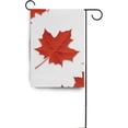 thumbnail image 6 of SKYSONIC Garden Flag Beautiful Red Maple Leaves Double-Sided Printed House Sports Flag-28x40(in)-Polyester Decorative Flags for Courtyard Garden Flowerpot, 6 of 6