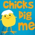 thumbnail image 3 of CafePress - Chicks Dig Me Men's Fitted T Shirt (Dark) - Men's Fitted T-Shirt, 3 of 4