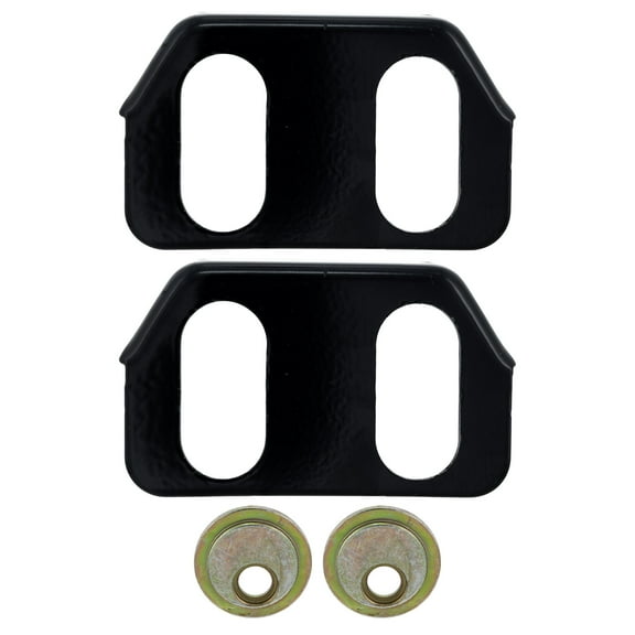 SureFit Universal Metal Skid Shoes Kit with Hardware for Two Stage Snow Throwers Blowers