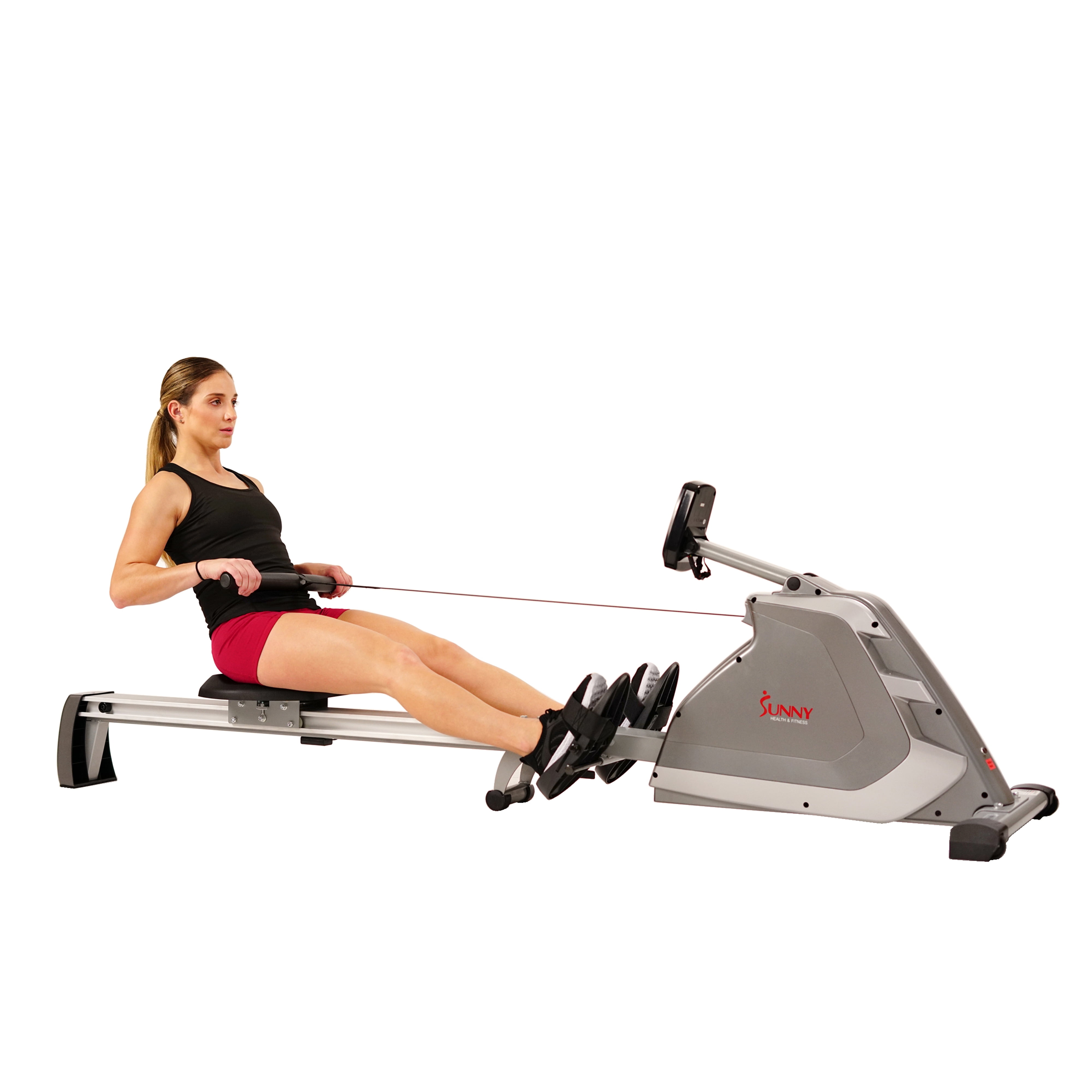 Sunny Health & Fitness Rowing Machine Rower with High Weight