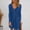 mhy# Blue422, variant on LIIPEE Summer Casual Dress For Women Long Sleeve Elastic Waist Solid Color Button Down V-Neck Pleated A-Line Mini Dress Elegant Stretchy Flowy Fit Lightweight Holiday Beach Sundress,Black,XXXL