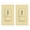Lvory, variant on Slide Dimmer Switch for Dimmable LED, CFL and Incandescent Light Lamp Bulbs, Single Pole or 3-Way, Full Control with Preset, Rocker Paddle, Wall Plate Included, UL Listed,2 pack