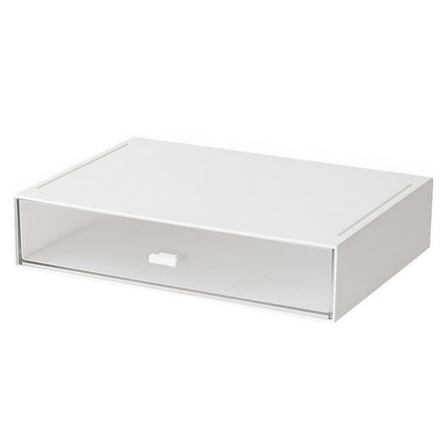 fastboy Drawer Cosmetic Organizer Plastic Makeup Storage Box Lipsticks Holder Desktop Sundry Case, Singe Compartment