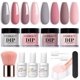 thumbnail image 1 of Kit de uñas en polvo AZUREBEAUTY de 4 colores con base y capa superior, 1 of 8