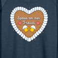thumbnail image 3 of Instant Message - Spass An Der Freud Gingerbread  - Women's Lightweight French Terry Long Sleeve Shirt, 3 of 6