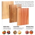 thumbnail image 4 of Book Cutting Board Set of 3 with Stand-The Cutting Board Library, Solid Wood Book-Shaped Boards for Serving & Display, Labeled Meat & Fish, Bread & Cheese, Fruits&Vegetables-Decorative Cutting Boards, 4 of 9