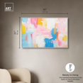 thumbnail image 5 of Colorful Daybreak II Canvas Maximalist Abstract by Art Remedy, White Frame, 45" x 30", 5 of 7