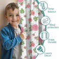 thumbnail image 3 of Pioneer Flower Floral Print Pattern Teens Curtains,Teens Insulated Curtains Set Of 2,Bedroom Essentials,Toddler Room Decor 52"x63", 3 of 5