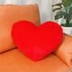 thumbnail image 1 of Zhuge Almohada decorativa para el hogar, almohada de felpa de amor de color sólido con pelo de conejo de imitación, almohada de respaldo de sofá de sala de estar(rojo), 1 of 5