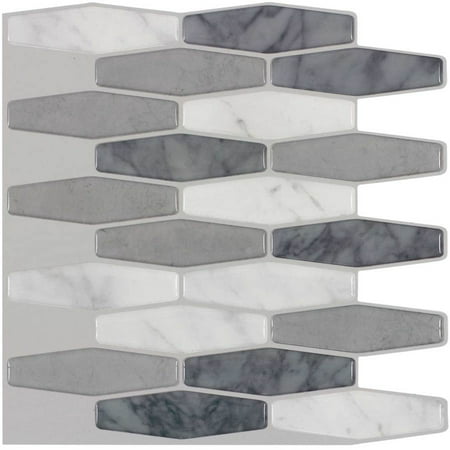 Peel and stick tile Marble Hex