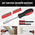 thumbnail image 5 of 39Pcs Home Repair Hand Tool Set Toolbox Bit Drive Plier Hammer Scissor Hex Key Househeld Garage Garden Office DIY Red, 5 of 7