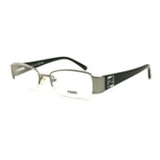Fendi Women's Eyeglasses FF1043R 035 Gunmetal 49 17 135 Semi Rimless Rectangle