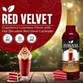 thumbnail image 4 of Syruvia Red Velvet Syrup Pure Cane Coffee Flavoring Syrup, 25.4 fl Oz, 4 of 6