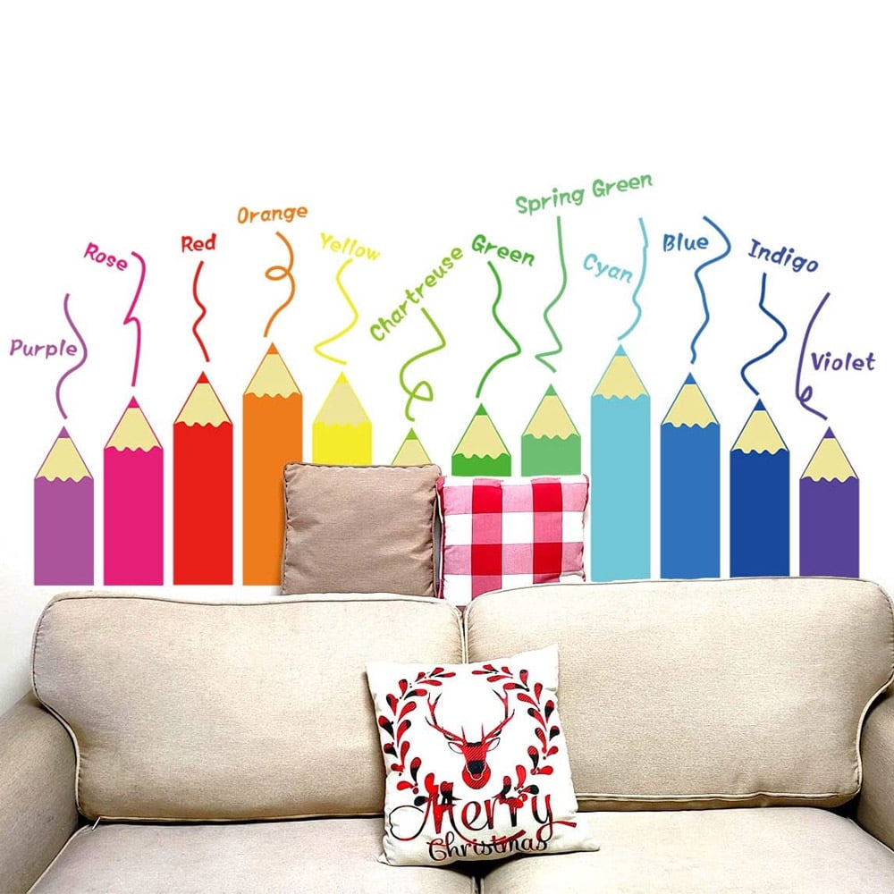 Stickers Muraux Motif Ballon De Tennis - Autocollants Vinyle Pour Chambre, Salon - Faciles à Poser Et à Retirer