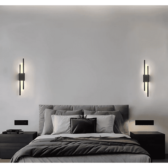 Lámpara Pared Interior Moderna Minimalista Tubo Acrílico