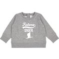 thumbnail image 2 of Inktastic Future Skier Childs Skiing Baby Sweatshirt, 2 of 4