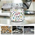 thumbnail image 6 of Yayeee Ashtray with Lid for Cigarette Smokeless Stainless Steel Home Ash Holder, Green Stars, 6 of 7