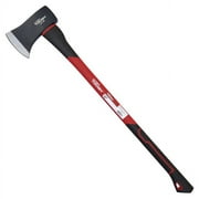 Hyper Tough 3.5 lb Single Bit Axe with Double Injection Fiberglass Handle and High Quality Steel Head