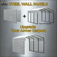 thumbnail image 6 of Arrow 9 x 20 ft Eggshell 2 Side Walls Kit For Steel Carport, 6 of 10