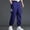 Blue, variant on Mens Cargo Jogger Pants Belted Multi Zipper Pockets Tapered Cuffed Techwear Streetwear Casual Trousers Gray Size L