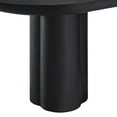 thumbnail image 5 of 72 Inch Dining Table, Black, Wood, Concrete, Oval, Kitchen Cafe Bistro Hospitality Restaurant, Modern Contemporary HB36472, 5 of 10