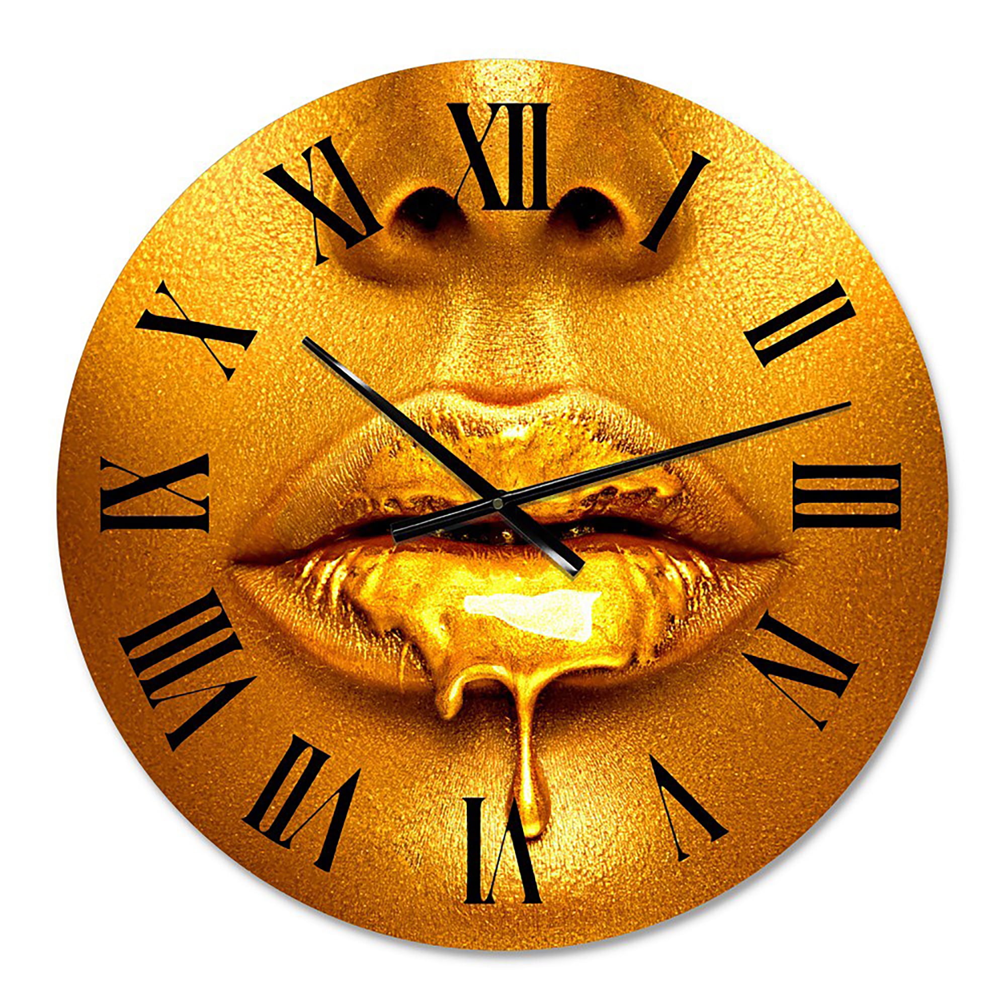Designart 1 in Modern,Contemporary Wall Clock