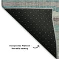 thumbnail image 5 of Addison Rugs Mayfield Premium Machine Washable Transitional Stripes Teal Rectangle Rug, 10' x 14', 5 of 7